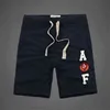 Amerikanska stil mode mens shorts 100% bomull tjock högkvalitativ knä längd indianer och brev dekorerad kausal kort H1210