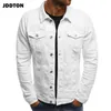 Jddton Herren Denim Jackets Modemarffarke -Strickjacken Frühling Herbst Casual Wind Breaker Slim Fit Coats Männliche Mantel Streetwear JE267 X0621