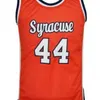 XFLSP Nikivip Basketball Jersey College Syracuse Basketball Derrick 44 Coleman Throwback Jersey Stitched Brodery Orange White Size S-2XL