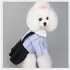 Vêtements de chien en tissu de printemps et d'été, chiens miniatures minces, vêtements pour animaux de compagnie, accessoires pour étudiants amoureux, vêtements 16 2qc Y2