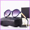 Летние новые круглые солнцезащитные очки повседневные женщины солнцезащитные очки улица мода мужские дизайнерские очки с коробкой бизнес вождение пляжа приятный D2111061f