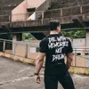 Yemeke novo homens manga curta t-shirt de algodão verão casual fashion ginásios fitness bodybuilding camiseta macho magro tees tops roupas g1222