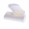 25 stuks Wit Zwart Transparant Lege Ovale Platte Lippenbalsem Buizen Plastic Effen Parfum Deodorant Stok Containers5017396
