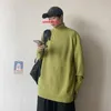 Maglioni da uomo Abbigliamento uomo uomo 2022 Moda Inverno Sciolto tinta unita Dolcevita Pullover Maglione lavorato a maglia Casual Lana Uomo