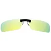 Clip polarizzata su occhiali da guida Occhiali da sole Day Vision UV400 Lens Driving Night Vision Occhiali da sole da equitazione Occhiali con protezione UV