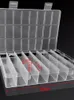 ミシンの概念ツールの実用的な24グリッドコンパートメントプラスチック収納ボックスジュエリーイヤリングビードスクリューホルダーケースディスプレイオーガナイザーコンテナ