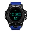 Armbandsur Honhx 2021 Toppmärke Mens Women Digital LED Watch Date Sport Men utomhusvattentät elektronisk reloj HOMBRE FN70