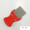 Pet Flea Goms Steel Grooming Combs для собачьи котенки котенка волос триммер кисти инструменты продукты смешанные цвета