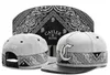 CAYLER SONS Snapbacks bord en cuir blanc Toucas Hop Baseball hanche Gorros Swag Snapback chapeaux Chapeu Ball Sol Sports