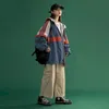 Kvinnors jackor bär båda sidor på våren och hösten 2022 Ny koreansk lös jacka Kvinnans tunna All-Match Japanese BF Wind Outwear