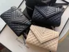 2022 luxe mode chaîne en or sac en cuir femmes sac à main sac à bandoulière sacs à main luxes concepteur sacs de messager portefeuille