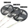 LED Strip Light 12V شريط LED شريط غير مقاوم للماء لشريط المنزل المرن ديكور Decor Lampada LED 5M Roll RGB