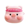 Divertente Hip Hop Pig Cases Zaino Struggling Piggies Auricolari Cover protettiva per auricolari Bluetooth Apple AirPods 1 2 Pro Full Body Case