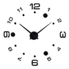 壁時計3DクロックモデルデザインウォッチReloj de Paredモダンな装飾ヨーロッパアクリルステッカーリビングルームKLOK