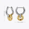 ENFASHION Wheels Stud Earrings For Women Irregular Piercing Earings 2021 Gold Color Fashion Jewelry Christmas Brincos E211296 220211