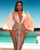 2021 Plus Size Arabisch ASO EBI Luxueuze Mermaid Sexy Prom Dresses Kant Kralen Kristallen Avond Formele Partij Tweede Receptie Jurken Jurk ZJ393