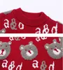 Moda Dziewczyny Cartoon Swetry Sweter Jesień Zima Zagęścić Ciepłe Koszula Dzianiny Wysokiej Jakości O-Neck Długi rękaw Swetry Dla Dzieci