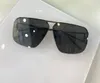 1065 GoldYellow Shield Piloten-Sonnenbrille, große Masken-Sonnenbrille, große Sport-Sonnenbrille für Damen und Herren, Top-Qualität mit Box2549995