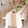 10 Meter x 30 cm Naturalne Jute Hessian Burlap Ribbon Roll Burlap Tabela Biegacze Wedding Party Chair Bands Vintage Dekoracje domowe 211109