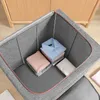 JOYBOS Fabric Storage Box Foldable Clothes Bag Laundry Finishing Wardrobe Toy Cabinet Pet House Car Trunk Organizer 210922