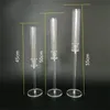 Crystal Candle Houders Acrylic Candlestickparty Decoratie Centerpieces Road Lead Candelabra Centerpieces Wedding Porps Christmas Deco