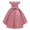 2021 Новое дизайн Летнее платье Детская девушка Цветочные детские платья для девочек Детская одежда Бальное платье Party Princess 3-8 год G1129
