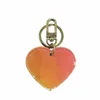 Heart Key chain Buckle lovers bag charms Handmade Leather Designers Keychains Men Women Bag Pendant Accessories with box272F