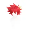 Anime SK8 The Infinity Reki Kyan Cosplay Pruik Red Spiky Hair Sk Short Heat-resistent Fiber + Cap Unisex Party Adult Y0913
