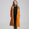 Women's Wool & Blends Casaco Feminino Women Autumn Winter Slim Maxi Coat Female Long SLeeve Windbreaker Outwear Manteau Femme Bery22
