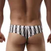 Underbyxor 4pcs Boxer Mens Underkläder Män Låg Midja Boxers Panties Sexig Andas BoxersHorts U Pouch Bikini Shorts Gay