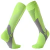 Calze sportive addensate primaverili ed estive calze a compressione traspiranti collant elastici per maratona da corsa all'aperto