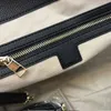 Large Capacity Package Handbag Purse Crossbody Bag Fashion Litchi Grain Classic Style Genuine Leather Interior Zipper High Quality