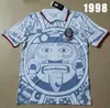 メキシコ1986 1998レトロなサッカージャージのBlanco Hernandez Ramirez Sanchez 86 98 Football Camisetasクラシックシャツキット