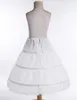 Indumenti da notte da donna 2021 Bianco Bambini Sottoveste Sottogonna A-Line 3 Cerchi Uno Strato Bambini Crinolina Lace Trim Flower Girl Dress Sottovesti