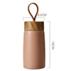 Insulated Coffee Mug 304 Ze Stali Nierdzewnej Tumbler Thermos Water Thermos Flask Próżniowy Mini Wody Butelka Przenośna Kubek Travel Cup 210809