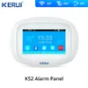 Keru iK52 Wifi GSM Alarm APP Steuerung Sicherheitssystem Einbrecher Kit Tür offen Erinnerung Rauchmelder