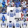 Kentucky Wildcats 축구 저지 Davonte Robinson Travis Tisdale Justin Rinden Bates Rahsaan Lewis Demarcus Harris Octavious Oxendine Abadi-Fitzgerald