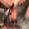 Akrylowy paznokcie C krzywa szczypanie szczypanie narzędzie narzędzi kształtowanie pincetów paznokcie paznokcie klipsy przedłużające 7121330