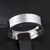 Cluster Rings Kpop 316L Stainless Steel Brushed Matte Couple Ring 8mm Simple Boys And Girls Fashion Punk Jewelry Accessories Whole6718336