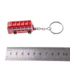 Creative Red Bus Post Box Design Pendant Pendant Keychain Souvenir per le donne Uomo Anello Stile Londra