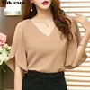 kobiety butterfly sleeve tops