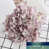 Artificial mini flor hydrangea seda floral decoração floral decoração menina ornamento1