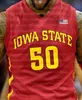 Anpassad Iowa State Cyclones baskettröjor George Conditt IV Tyrese Haliburton Rasir Bolton Griffin på