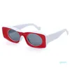 Nowe okulary przeciwsłoneczne hip -hopu dla mężczyzn kobiety 400331 Unikalne wklęsły design kwadratowy rama okrągła soczewki Avantgarde w stylu zabawne plastikowe odcienie7644958
