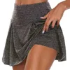 Jupe de golf de tennis de tennis athlétique femme avec shorts entraînement en cours d'exécution Skort Summer JL Femmes