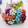 40heads Artificial Flower pearl Pomegranate Artificial Stamble berries For Wedding Decoration DIY Scrapbooking Decorative Y0630