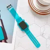 Siamese Strap And Case For Apple Watch band 44mm 42mm 40mm 38mm Sport Wrsitband Bracelet IWatch Series Se 6 5 4 3 WatchBand Smart Accessories