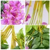 12PCS 110 cm sufit wiszący kwiaty sztuczne Dekoracja ślubna Wisteria Flower Canceartifical Rośliny Faux Flowers2067429