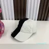 럭셔리 - 새로운 성격 흑백 스티치 패션 기질 모자 소프트 탑 커플 간단하고 다재다능한 남성과 여성 야구 모자