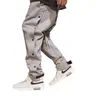 Herenbroek Mode Lange heren Casual Joggingbroek Jogger Broek Getailleerd Bodems Street Wear Hip Hop Button Design